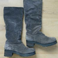 Sehr hochwertige italienische Stiefel, Velourleder, Gr.38 Altona - Hamburg Rissen Vorschau