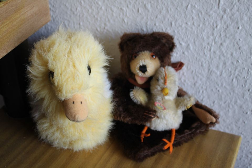 3 x STEIFF * ENTE * KÜCKEN * BÄR -Handpuppe * in Wiesbaden