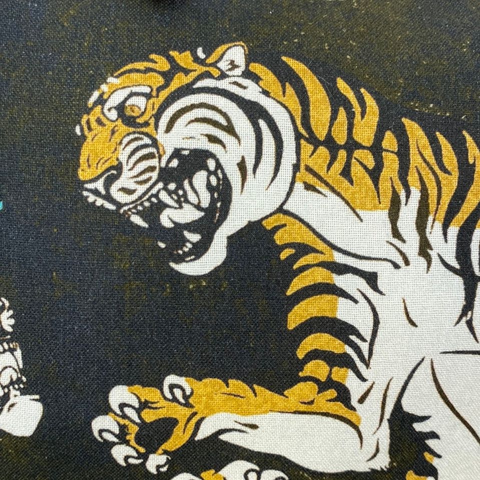 1x Parlane Kissen Dekokissen Tiger schwarz/grün-blau 45 x 45 cm in Berlin