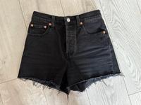 Levis Ribcage Jeans Shorts schwarz W25 Hotpants Dresden - Pieschen Vorschau