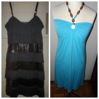 C&A 42 türkis Neckholder Kleid Jennifer Taylor L (M) Fransen Mini Bayern - Neumarkt i.d.OPf. Vorschau