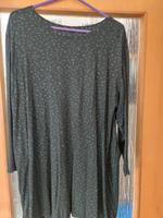 Schwarze Bluse Tunika 3/4 Shirt Stoff grüne Punkte Baden-Württemberg - Aichtal Vorschau