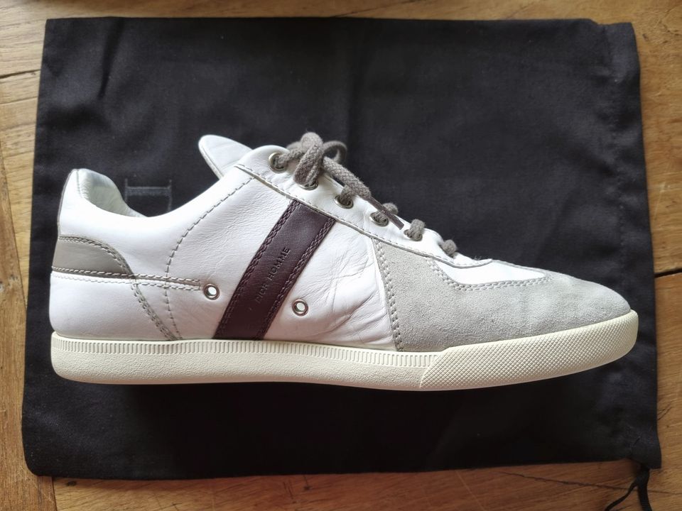 DIOR B01 Herren Sneaker echt Leder Weiß Top Zustand Gr. 40/41 in Hilden