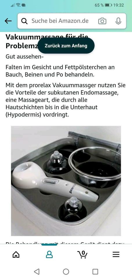 Prorelax vakuum massage gerät gegen cellulite, neuwertig in Bayern -  Simbach | eBay Kleinanzeigen ist jetzt Kleinanzeigen