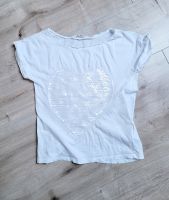 Tshirt Shirt gr 134 Mädchen H&M Herz glitzer Brandenburg - Elsterwerda Vorschau