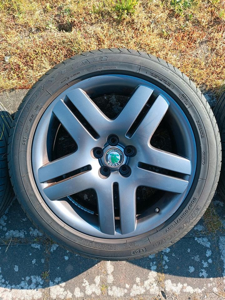 VW Long Beach Felgen, Sommerräder 7x17, 205/50R17, 5x100 in Prohn