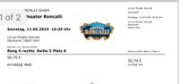 2 Roncalli Zirkus Karten Köln Elberfeld - Elberfeld-West Vorschau