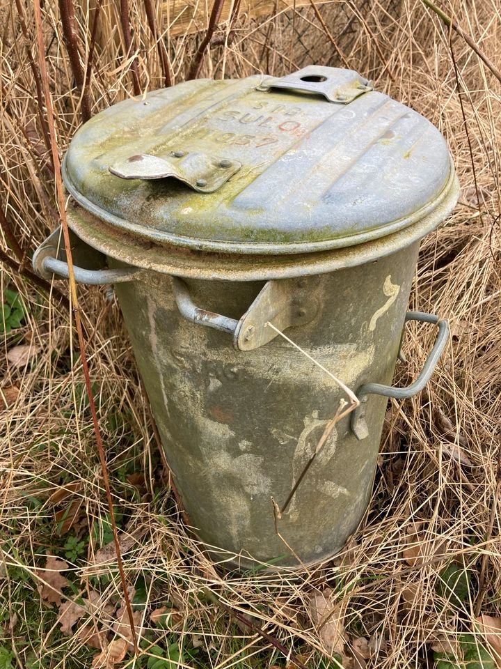 Alte Sulo Tonne Mülltonne Ascheimer 50 Liter in Dägeling