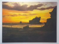 XXL Bild Leinwand Kunst  200 x 150 Öl  Bali Urlaub Sonnenuntergan Nordrhein-Westfalen - Frechen Vorschau