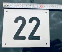 Hausnummer 22 Schild Hausnummernschild Nummenrschild Köln - Nippes Vorschau