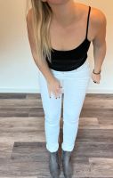 Top neue Jeans Hose Damen Frauen Größe 36/S weiß H&M Bayern - Würzburg Vorschau