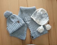 H&M Set Mütze + Schal Strick grau 152/170 + Norweger-Mütze Brandenburg - Brieselang Vorschau