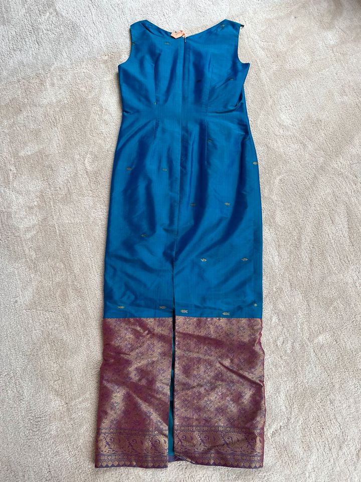 Kleid, Jacke und Tuch, reine Indische Sari-Seide in Kriftel
