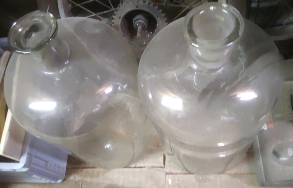Glass Vasen Apothekerflaschen Dekoration Glasvasen Weinballon 20L in Sehmatal-Sehma