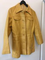 Gelbe Leder-Jacke * Original 70er * Kurz-Mantel * breiter Kragen Dortmund - Innenstadt-West Vorschau