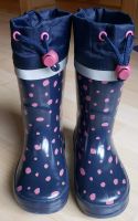 Gummistiefel TCM Tchibo * Gr. 24/25 * gefüttert * dunkelblau/pink Hessen - Büdingen Vorschau