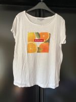 T-Shirt mit Druck weiß/orange/grün/rot S/36 Hessen - Heuchelheim Vorschau