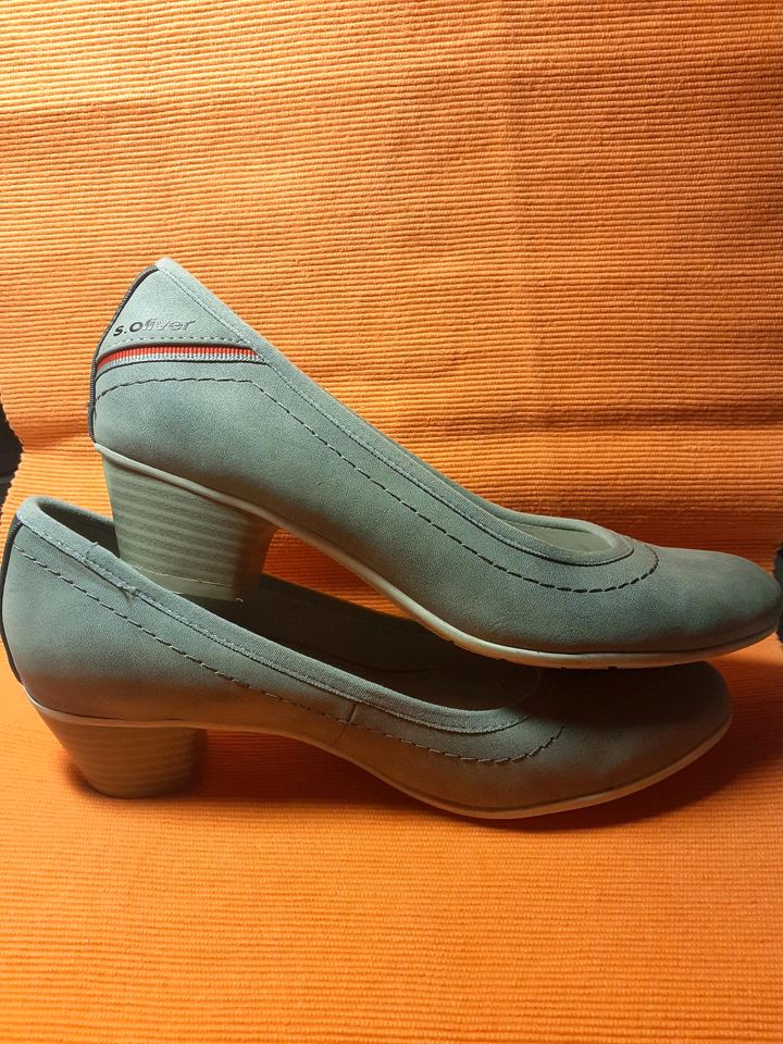 Pumps s.oliver Schuhe Slipper grau Gr. 38 in Langenselbold