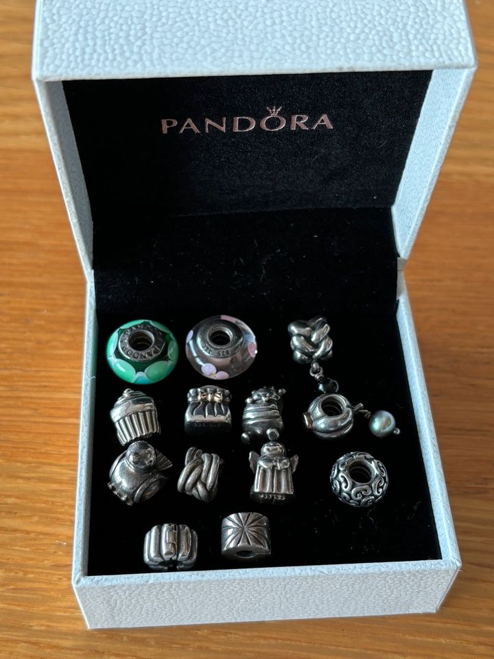 13 Pandora Moments Charms Elemente Gold Silber Murano Clips Set in Berlin