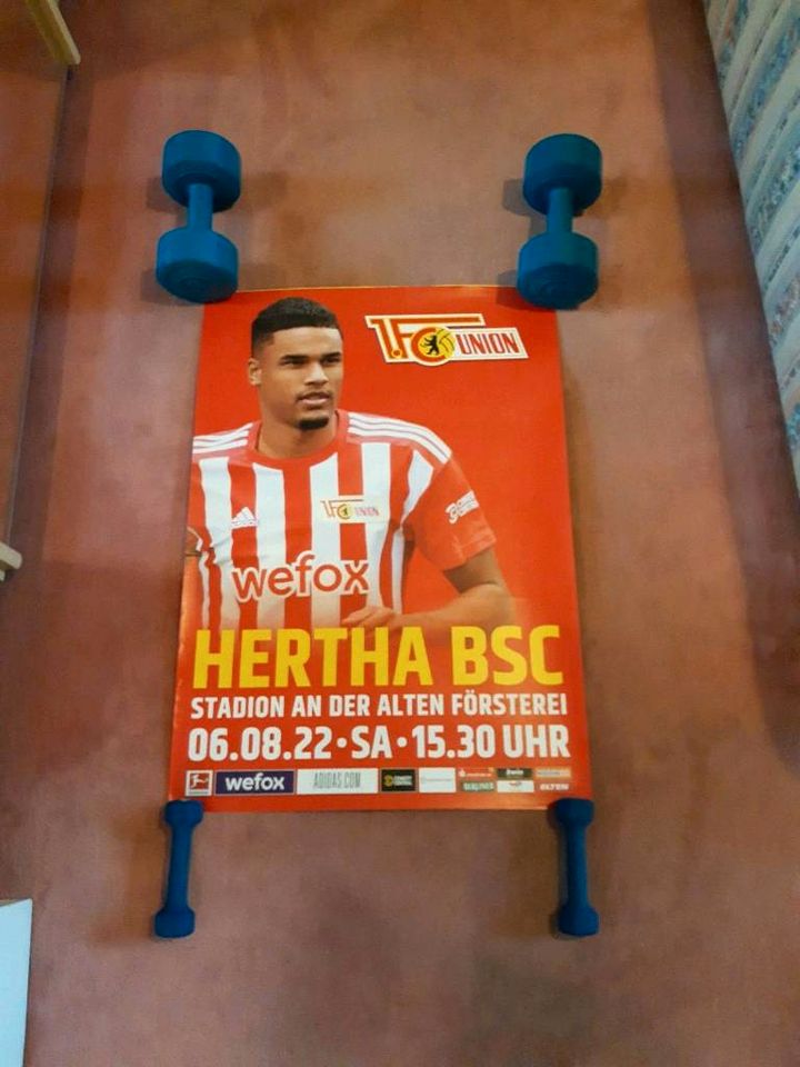 1.FC UNION BERLIN  ⚽️  POSTER  ⚽️  HERTHA BSC BERLIN in Berlin