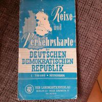 Reise und Verkehrskarte der Deutschen Demokratischen Republik von Niedersachsen - Höfer Vorschau