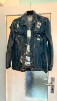 Jeansjacke Jacke Jeans destroyed blau 38 oversize Wandsbek - Hamburg Rahlstedt Vorschau