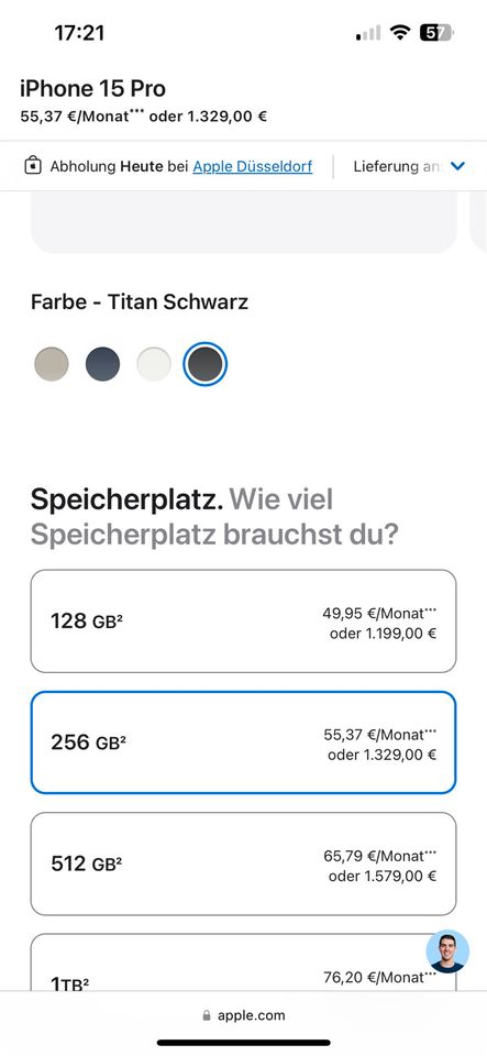iPhone 15 pro NEU 256 GB in Freudenberg