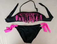 Bikini Bandeau / Neckholder in schwarz und pink Brandenburg - Potsdam Vorschau