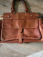 Vintage Handtasche, braune Ledertasche Westerwaldkreis - Rothenbach Vorschau