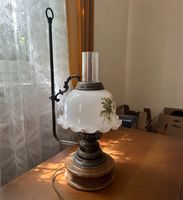 Tischlampe Vintage Holz / Glas Niedersachsen - Winsen (Luhe) Vorschau