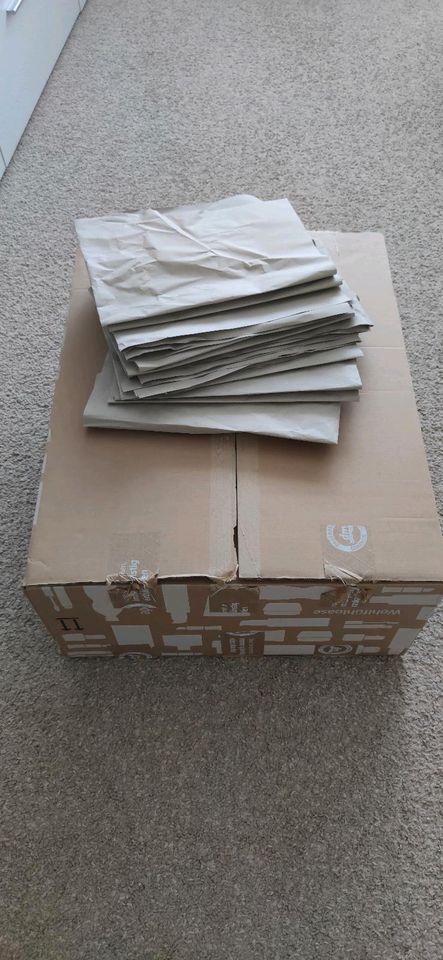 Ein riesiger Karton mit Verpackungsmaterial/ Papier, Box in Bonn