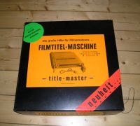 Filmtitel-Maschine "Title-Master" Münster (Westfalen) - Mauritz Vorschau