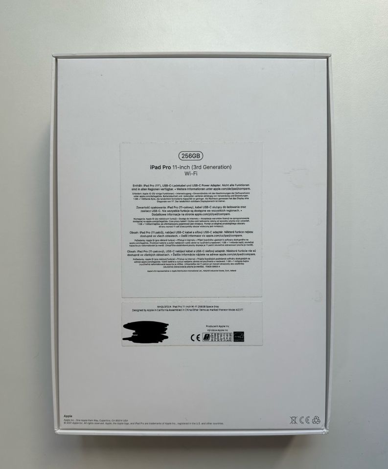 Apple iPad Pro 11“ 3.Generation 2021 M1 256GB Space Grau/ Wie Neu in Dresden