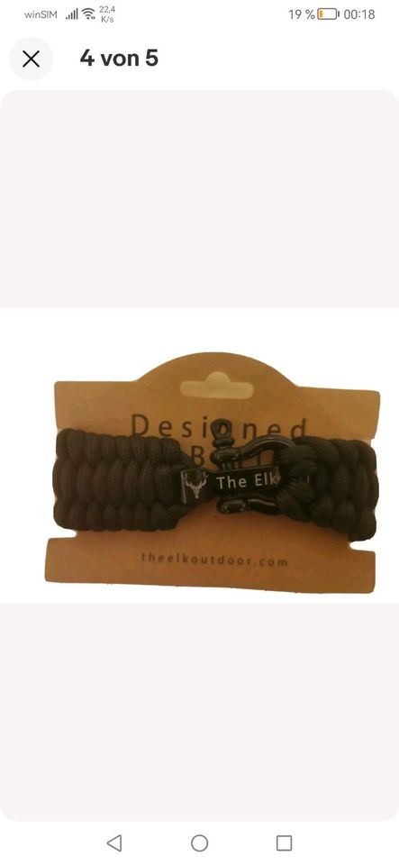 Paracord Armband Survival, Bushcraft, Outdoor in Berlin