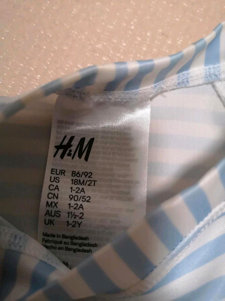 Set H&M UV Schutz 50+ Kleidung Gr. 86/92-NEU in Gersthofen
