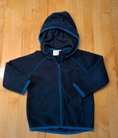 Fleecejacke topomini Gr. 92, dunkelblau mit Kapuze Niedersachsen - Bad Iburg Vorschau