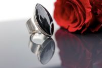 Ring recyceltes Silber Achat NEU Handarbeit Silberring Verlobung Baden-Württemberg - Vörstetten Vorschau