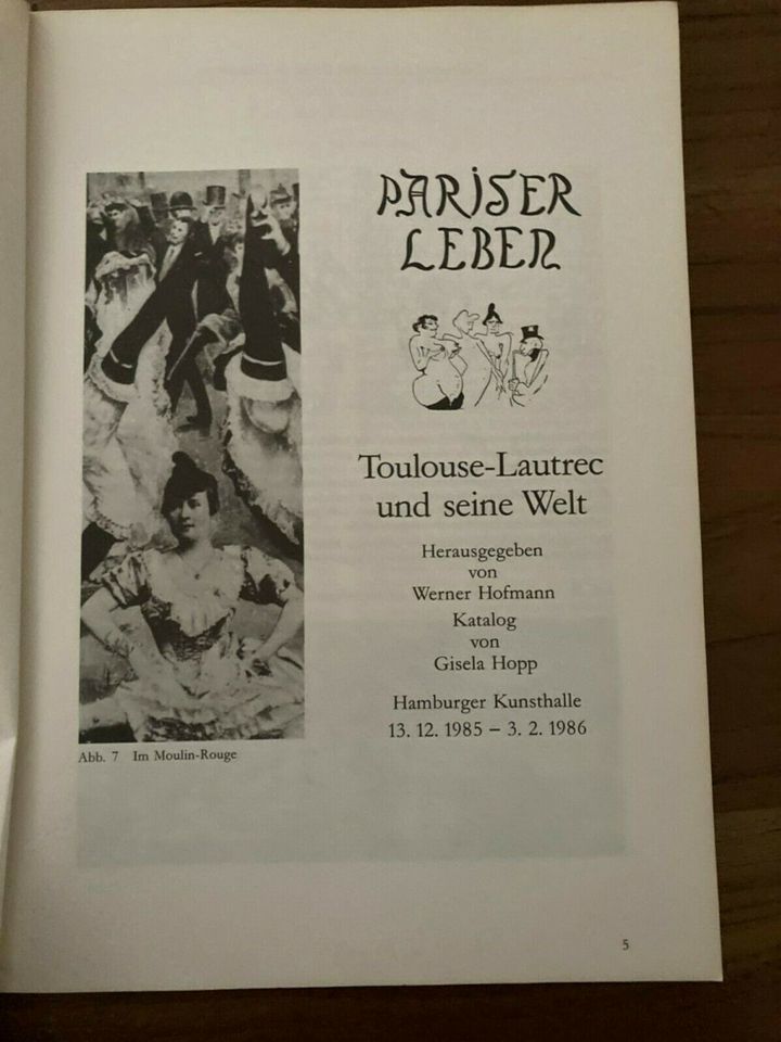 Pariser Leben - Toulouse-Lautrec und seine Welt in Bergisch Gladbach