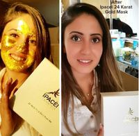 Modell Gesichtsbehandlung Anti Aging Goldmaske 24 Karat Goldblatt Baden-Württemberg - Karlsruhe Vorschau