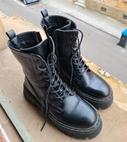 Black combat boots in good shape Baden-Württemberg - Heidelberg Vorschau