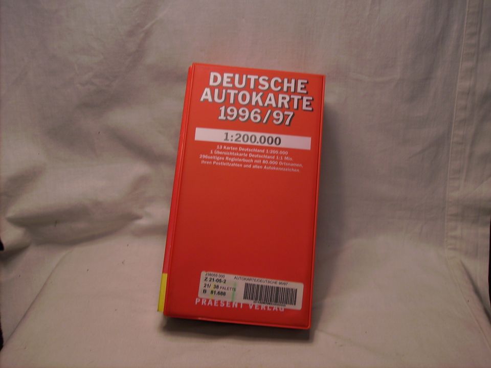 Deutsche Autokarte 1996/1997 (04/24/1250) in Vohburg an der Donau