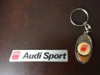 80er Jahre Audi Sport Schlüsselanhänger + Heckklappenzeichen Sachsen-Anhalt - Wanzleben Vorschau