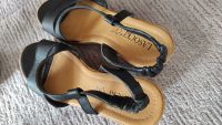 Damen Leder Sandalen in Schwarz Baden-Württemberg - Mannheim Vorschau