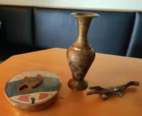 Messingvase Krokodil und Schale mit Deckel Brandenburg - Plessa Vorschau