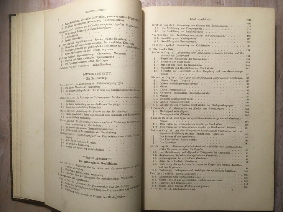 Allgemeine Pathologische Anatomie 1889 Birch-Hirschfeld in Köln