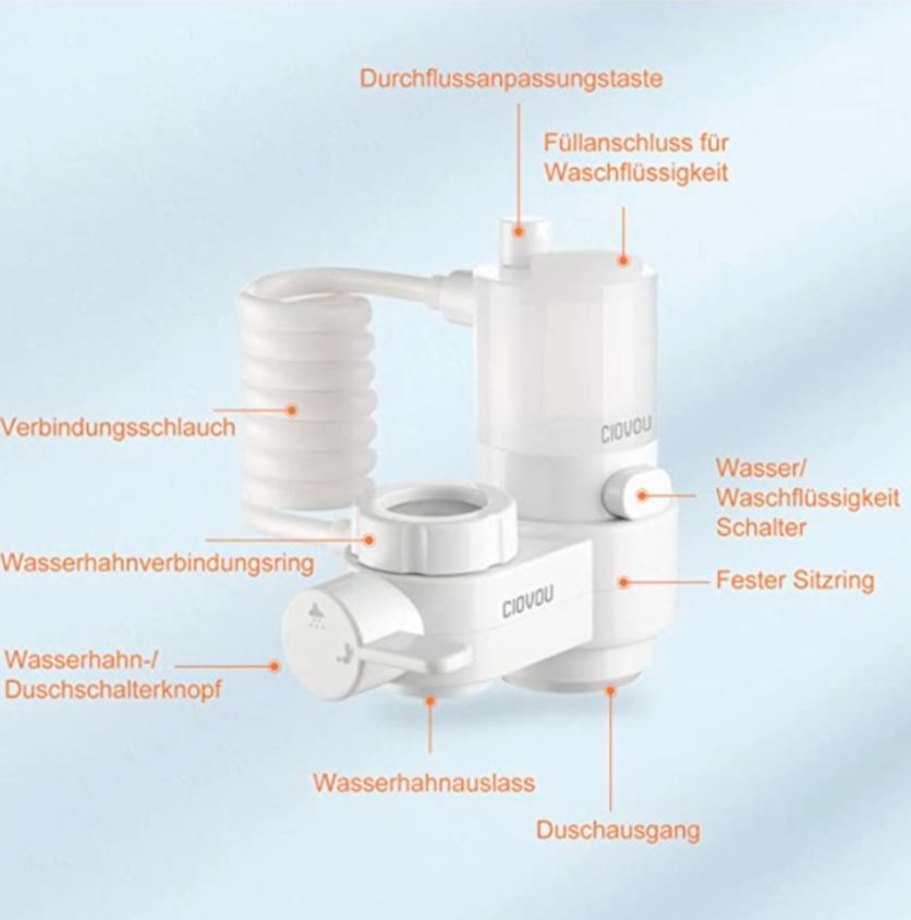 Küchenarmatur Wasserhahn belüfteter Strahl Brausestrahl Mischdüse in Berlin