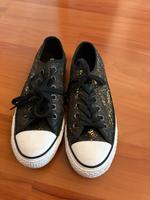 Originale chucks Pailletten schwarz/ Gold Nordrhein-Westfalen - Bönen Vorschau