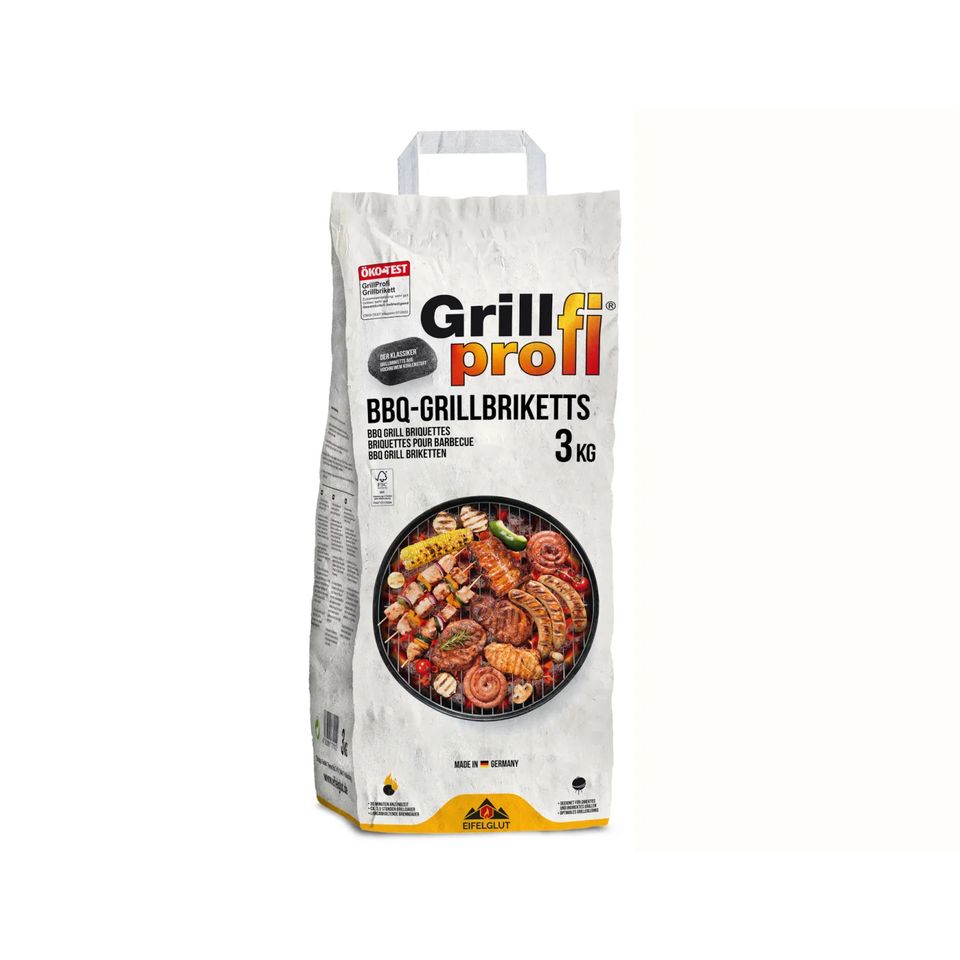 Camping Grill 4,6Kg Edelstahl mit 3Kg Grillbriketts Klappgrill in Hückeswagen