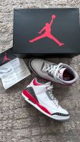 Nike Jordan 3 Fire red feuerrot Schuhe Sneaker Gr. 42,5 Nordrhein-Westfalen - Frechen Vorschau