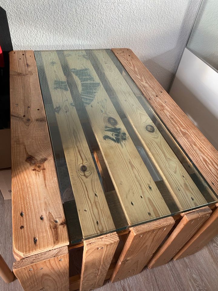 Schwere Glasplatte ca 120x50x2cm für z.B. einen Glastisch in Handewitt